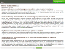 Tablet Screenshot of prawo-budowlane.info